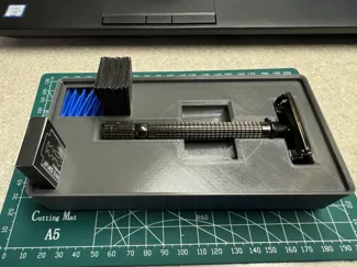 Safety Razor and Blade Holder - Gridfinity