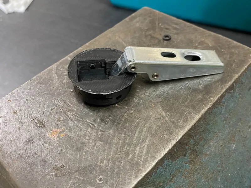 Door hinge, Türscharnier DDR Anbauwand