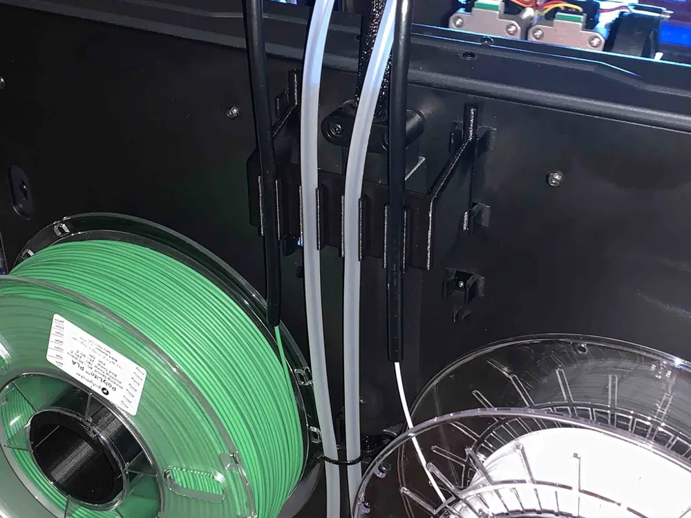 Quad Filament Feed Tube Holder for Creator Pro by Daniel MakerWorld