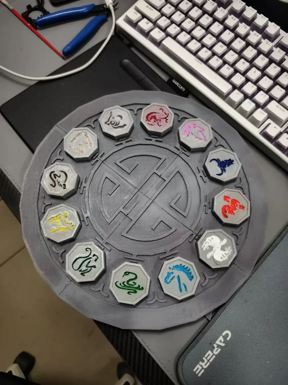 Zodiac Talismans with Base Printable on A1 mini by 拂晓_DIY MakerWorld
