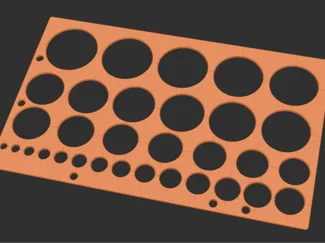 Draw a circle plate