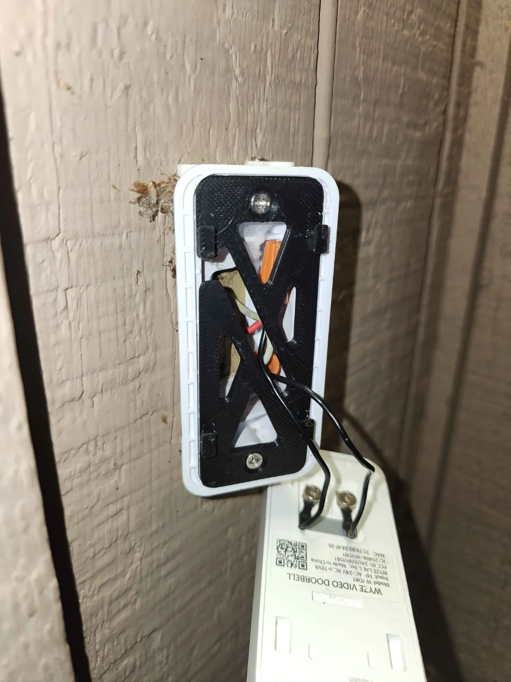 Wyze doorbell mounting plate by Flightdesk MakerWorld