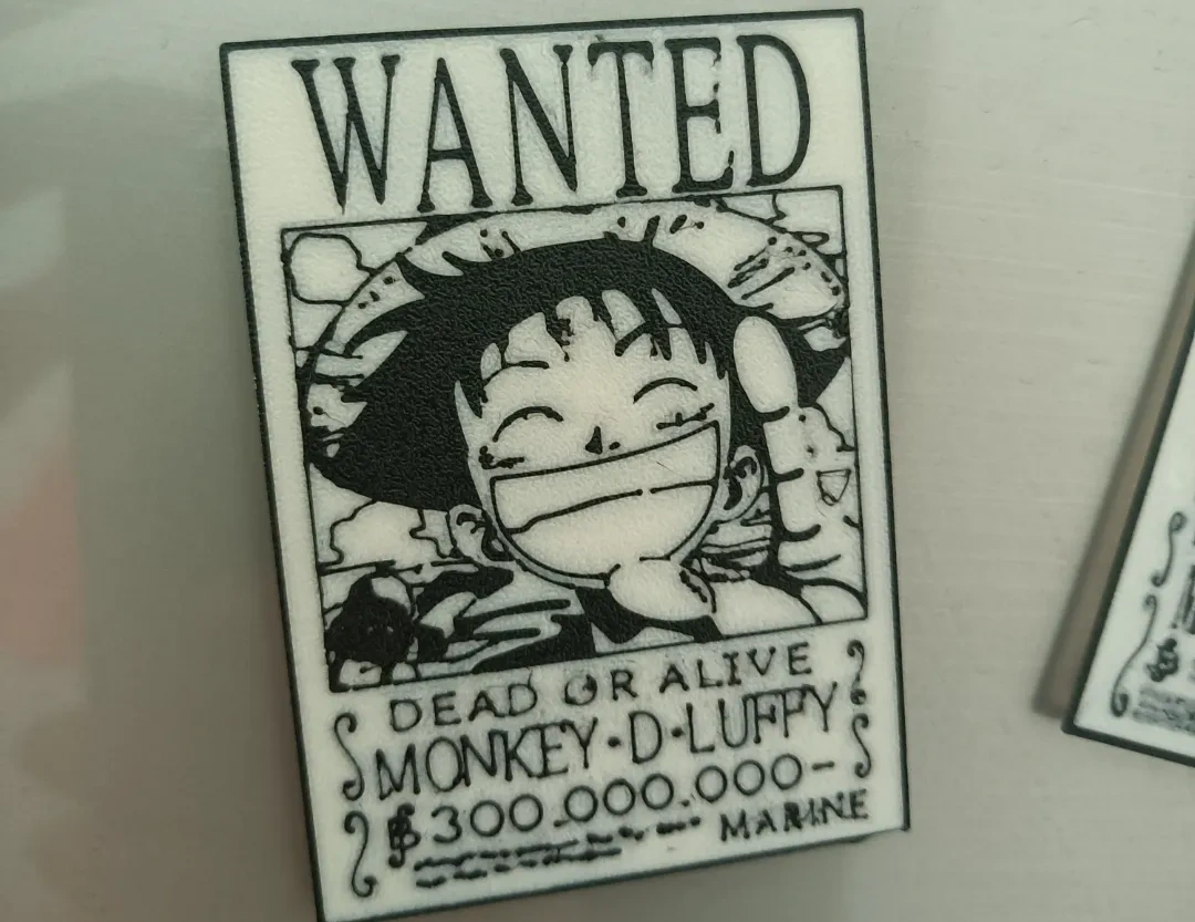 海贼王路飞通缉令冰箱贴one piece