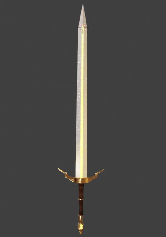 Glowing Rune Sword