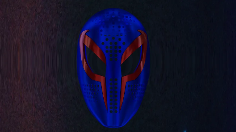 Fasce Shell Spider-Man 2099 Face Shell - Free 3D Print Model - MakerWorld