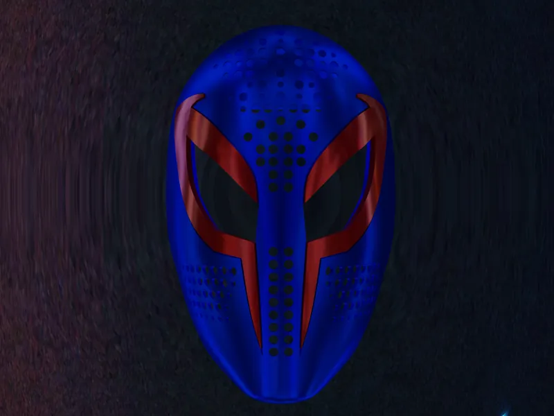 Spider-Man 2099 Face Shell