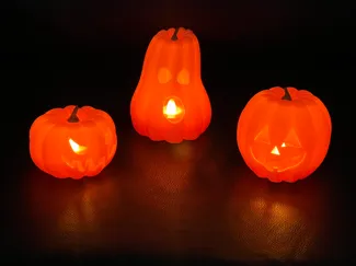 Halloween Pumpkin tea_light Lantern