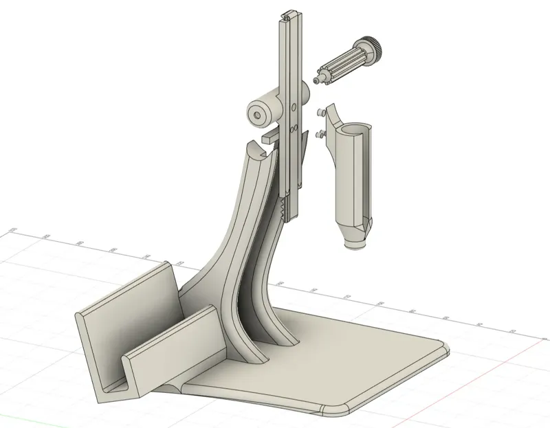 Quimic otoscope support