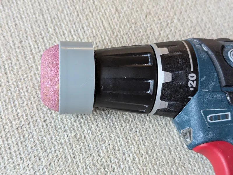 Adapter for Pedicure Attachments to Electric Drill