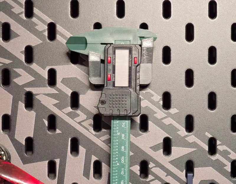 Ikea Skadis Pegboard Caliper Holder - sturdy 