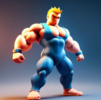 Buff Wrestler