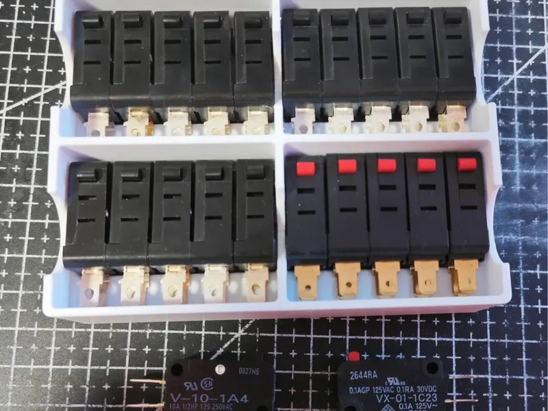 欧姆龙微动收纳盒老款D2MV补充（主体看主页另一个链接）