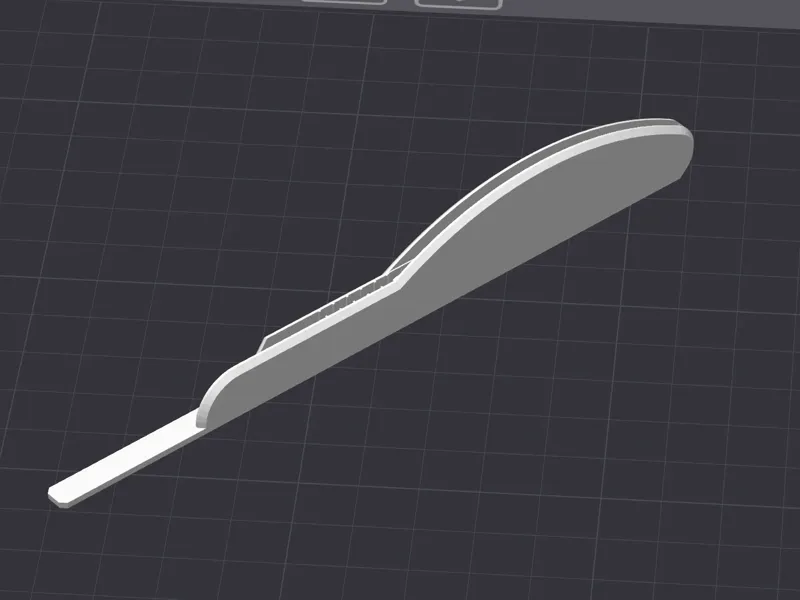 4号手术刀柄把手 Surgical knife handle No.4