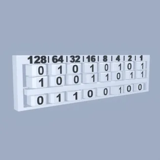 Binary Abacus Counter | Educational Tool