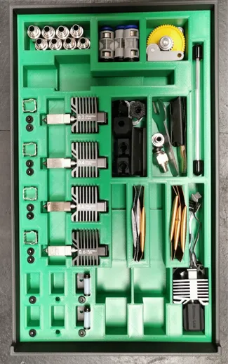 P1S long  Drawer Insert AMS Stand for Hotends