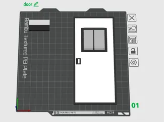Caravan door