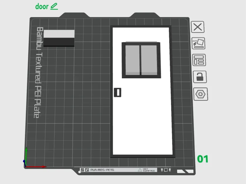 Caravan door
