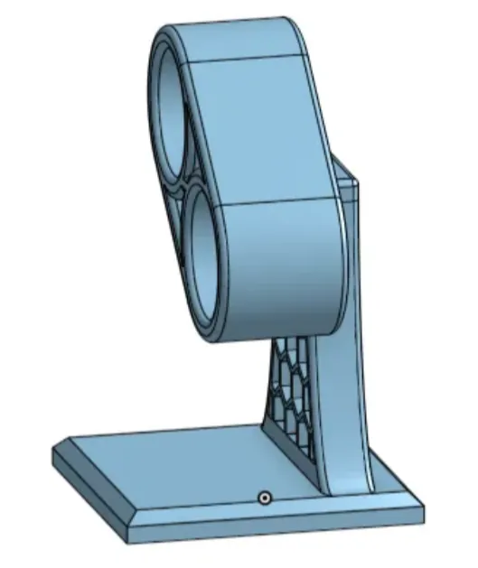 Overengineered watch stand