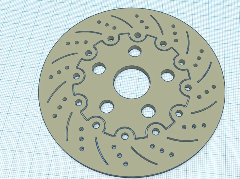5 lug car brake disc coaster 