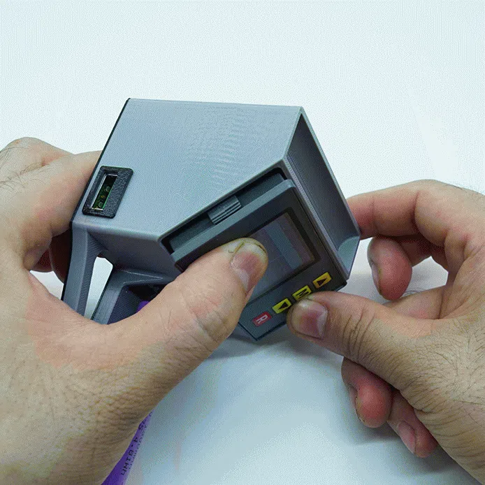 TS457mini Enclosure, 18650/21700 Battery Internal Resistance Tester