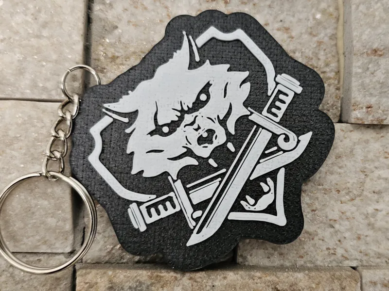 BLOPS 6 - To the Wolves Emblem Keychain