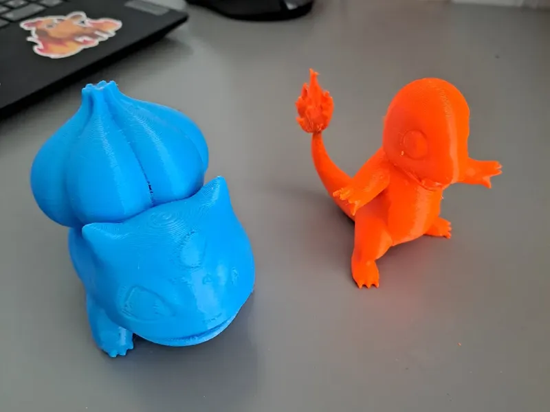 Charmander and Bulbasaur