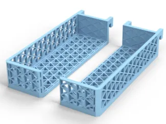 Skadis container holder