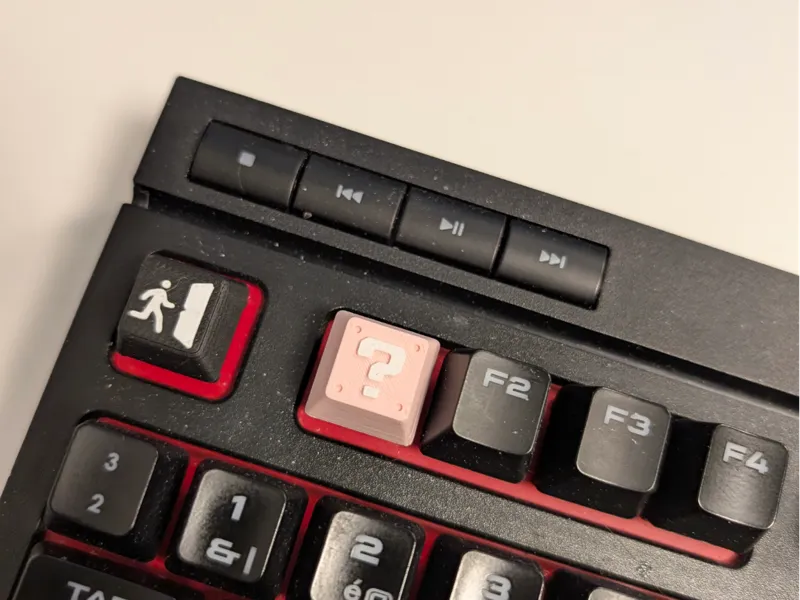 Keycaps: arrow, escape, debug