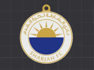 Sharjah FC logo keychain