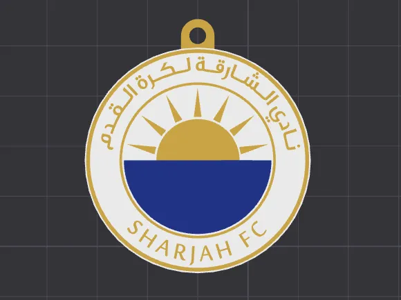 Sharjah FC logo keychain