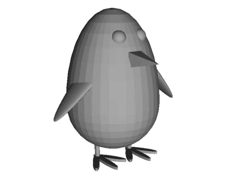 Simple penguin model