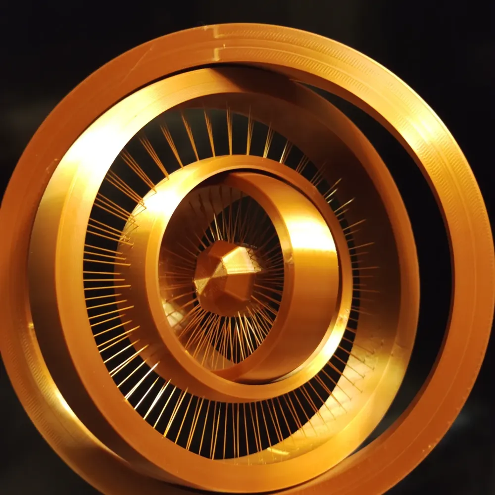 Rotatable Suspended Line Art by Ice bear MakerWorld