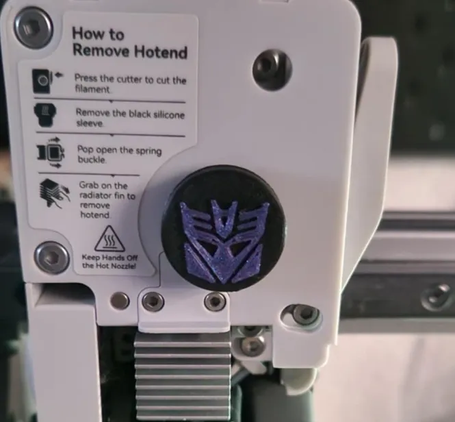 A1- A1 Mini Extruder Icon Decepticon Transformers