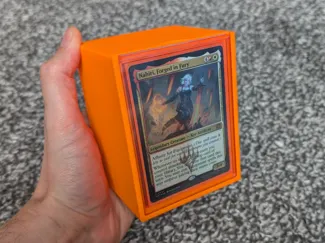 Commander Deck Box with Toploader lid