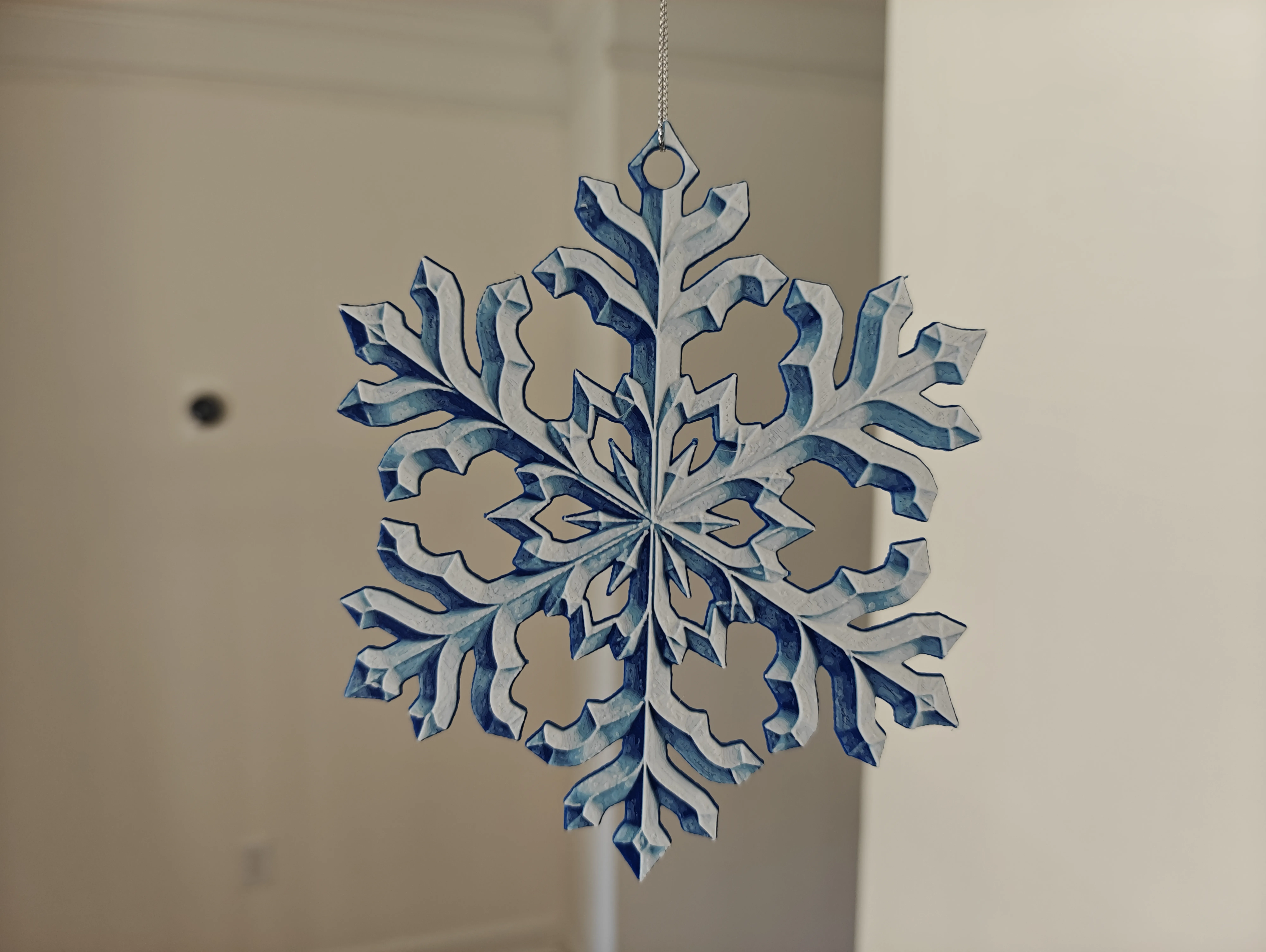 Snowflake Ornament - Style #3 by 0atz MakerWorld: Download Free 3D Models