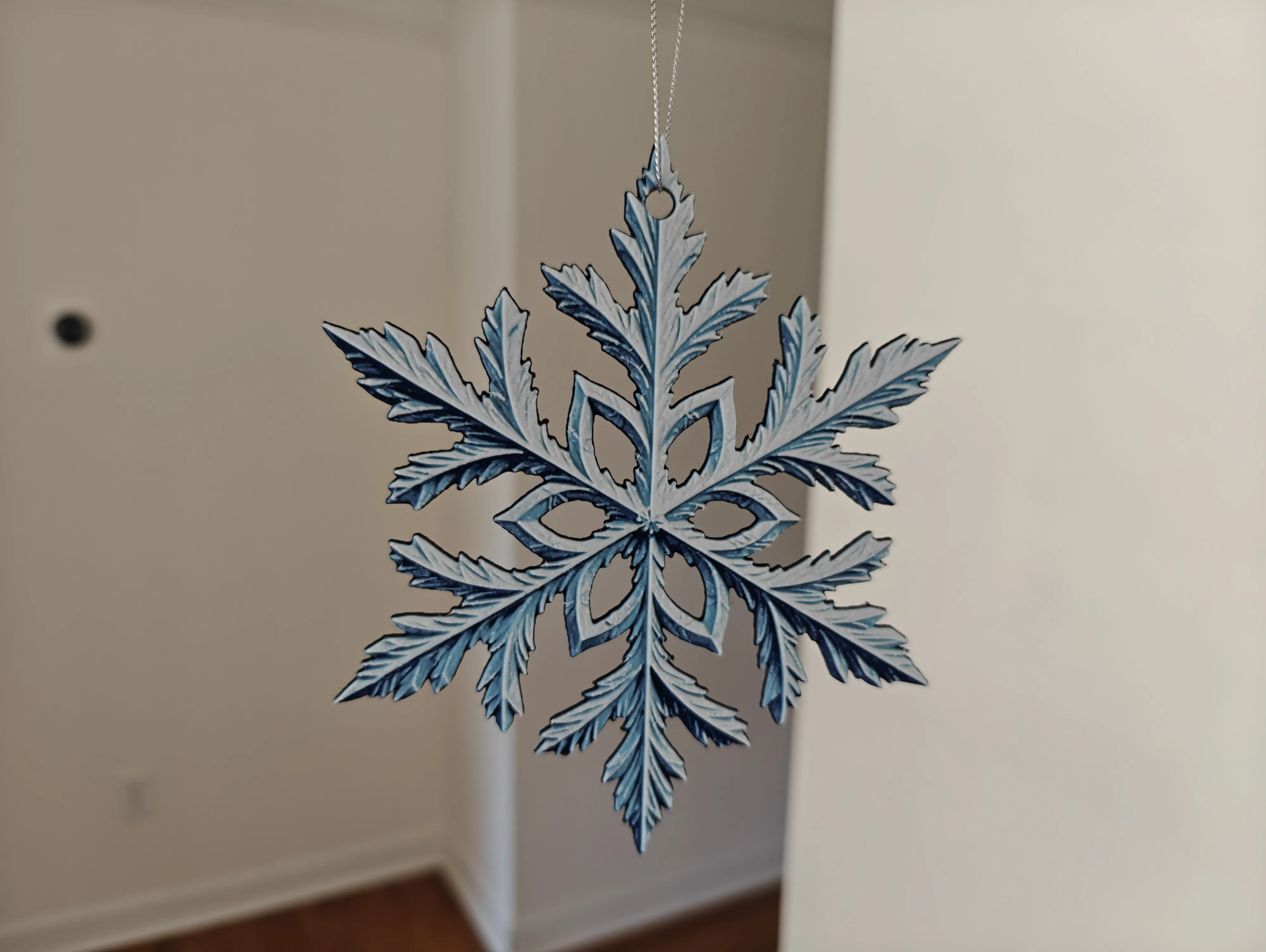 Snowflake Ornament - Style #3 by 0atz MakerWorld: Download Free 3D Models