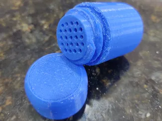 Mini travel salt shaker