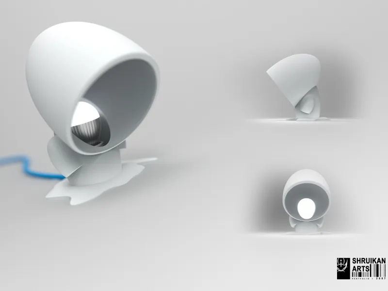 Eskimo Lamp - the 3D printed DeskLamp