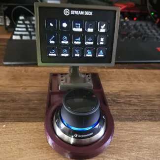 Mount for StreamDeck & 3D Connection manipulator