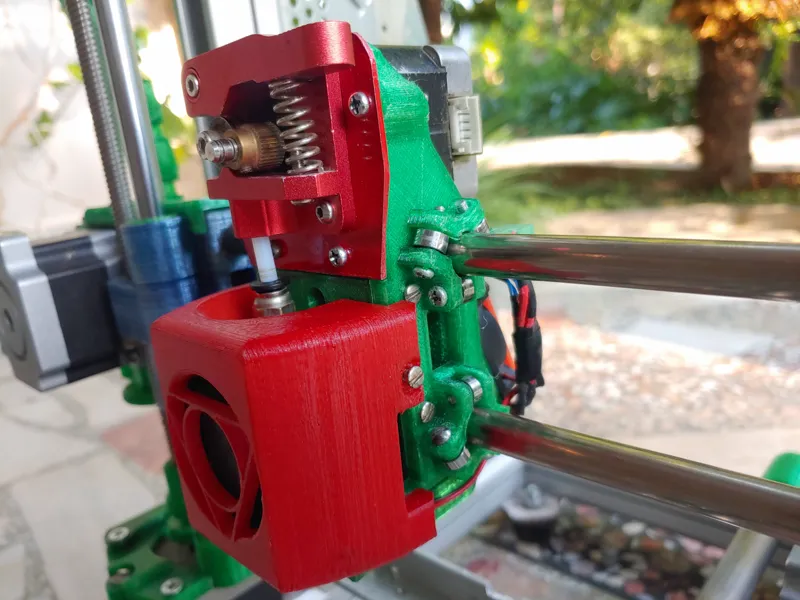 Custom 3D printer with bearing slides