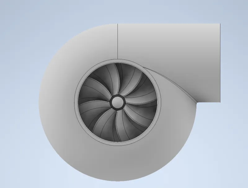 Printed in position Cold side of the turbo