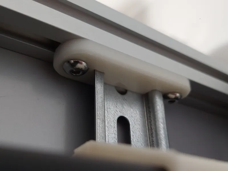 2020 extrusion profile DIN rail holder