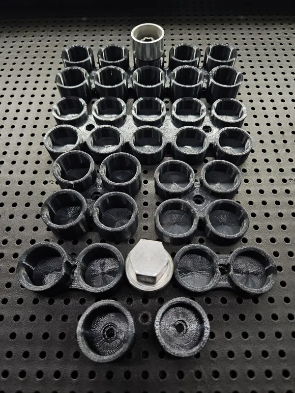 Tool-Grid 19mm Wheel Lock Key Tray Set