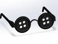 Lunettes à boutons Coraline — photo 1