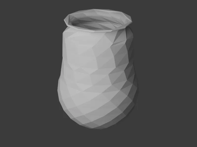Low  Poly Vase