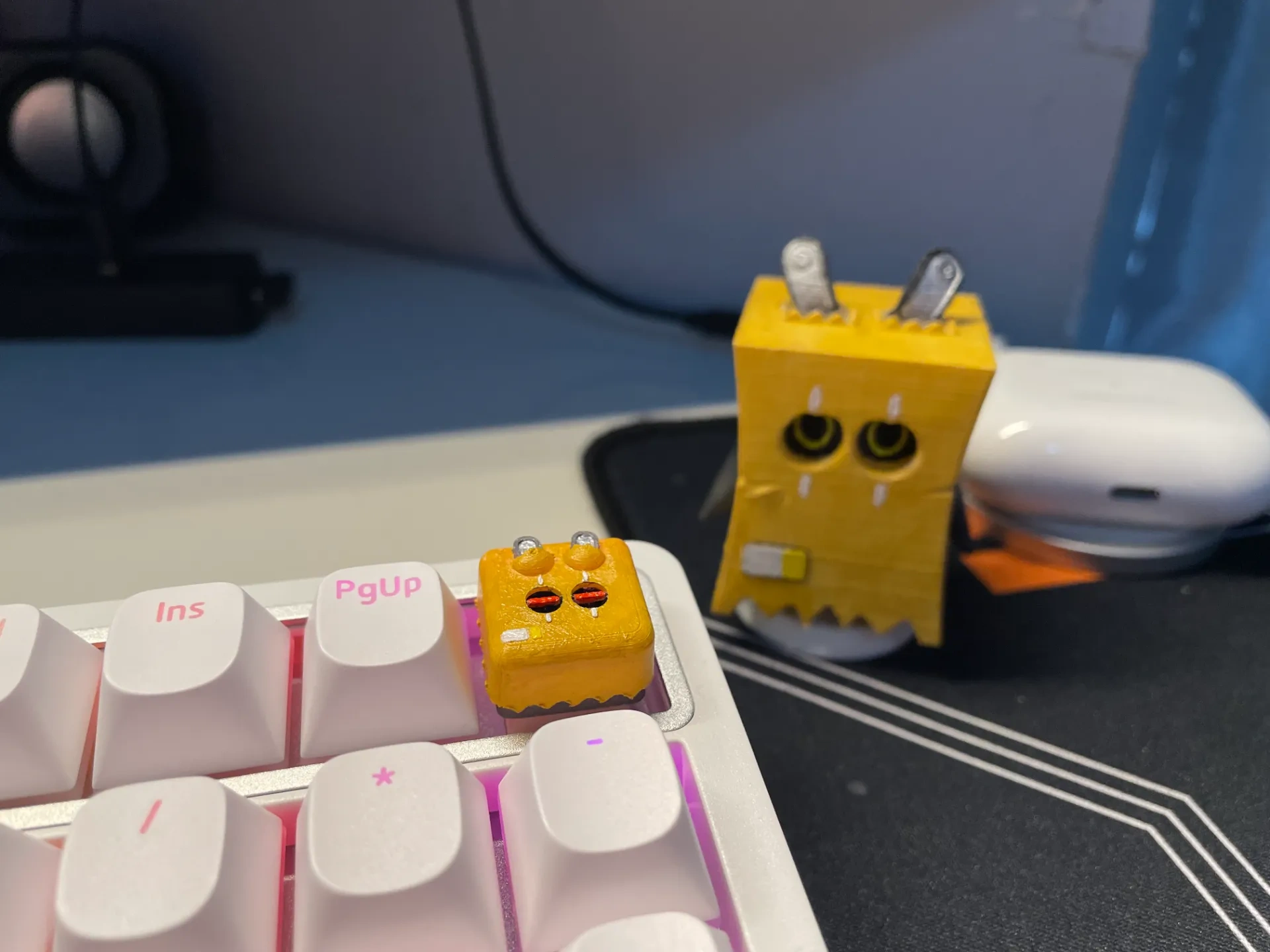 Paper Tutorial Keycaps Zero Zone Bambu Paper Bag Cloth Keycaps Red Eye Edition by Tuz - MakerWorld