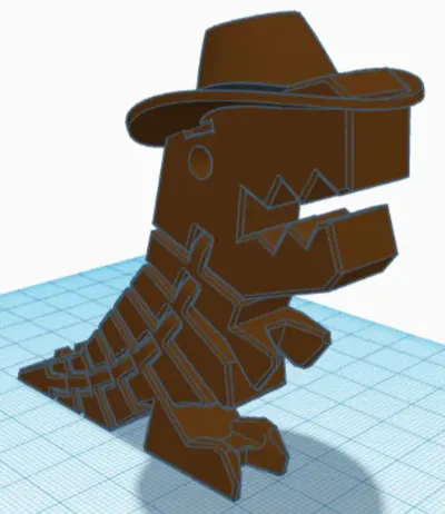 FlexiDino cowboy