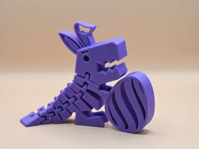 FlexiDino Easter Bunny edition