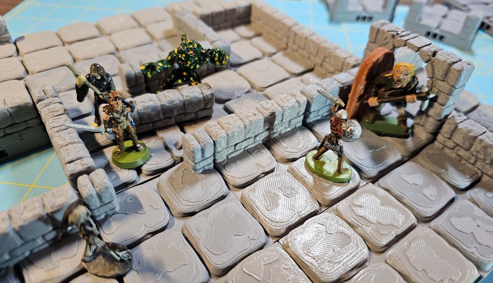 EZ OpenForge 2.0 Dungeon Stone Set 02 - Free 3D Print Model - MakerWorld