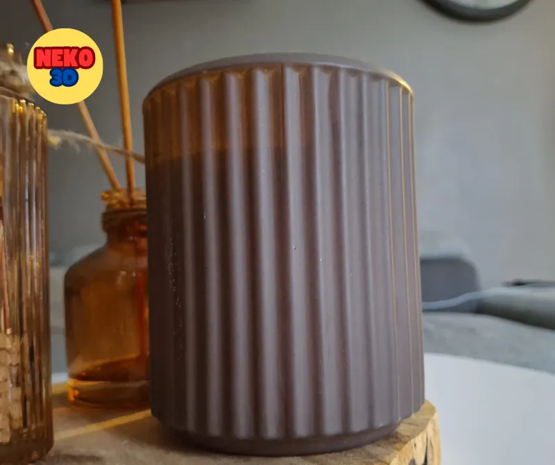 modern design textured candle holder